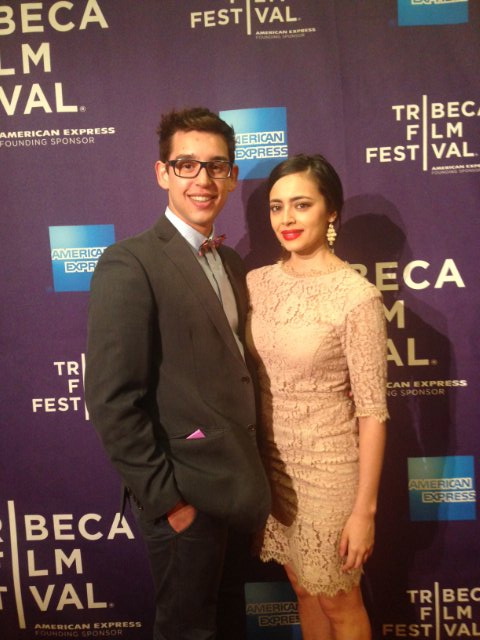 With Sam Kiernan. TriBeCa Film Festival 2013.
