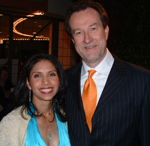 Susanna Velasquez with Executive Producer, Ralph Winter at The 168 Film Festival in Glendale, CA. April 12, 2007