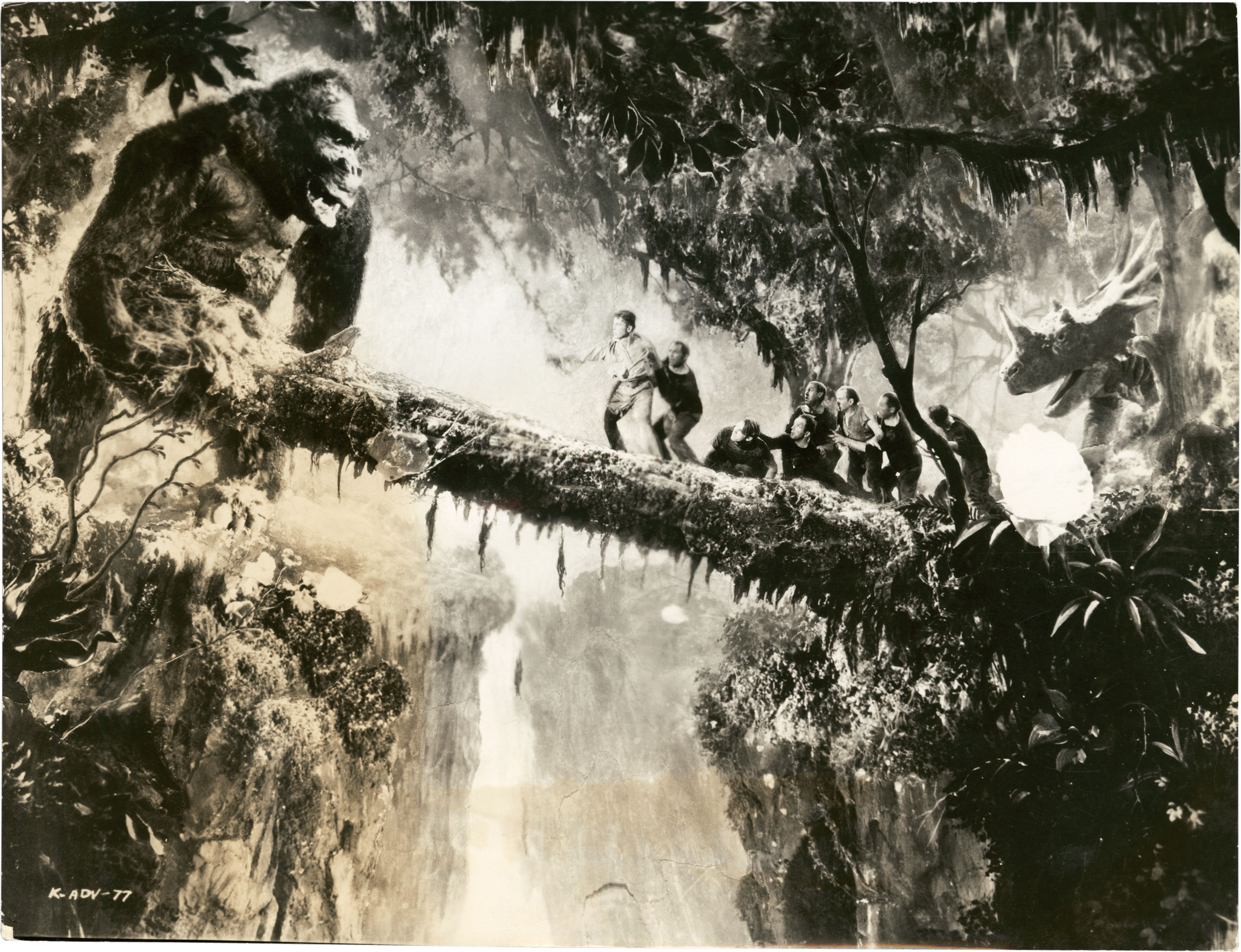 Still of Robert Armstrong, Bruce Cabot, Fay Wray and King Kong in King Kong (1933)