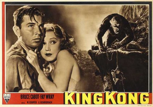 Robert Armstrong, Bruce Cabot, Fay Wray and King Kong in King Kong (1933)