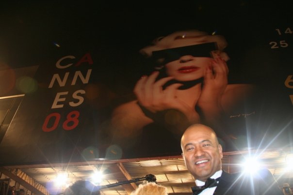 Juan Escobedo at Cannes for his short 