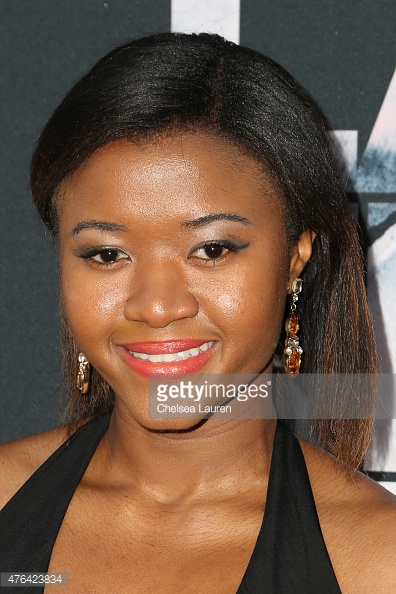 Actress Amira Lumbly arrives at the Los Angeles Film Festival premiere of 'Dope'