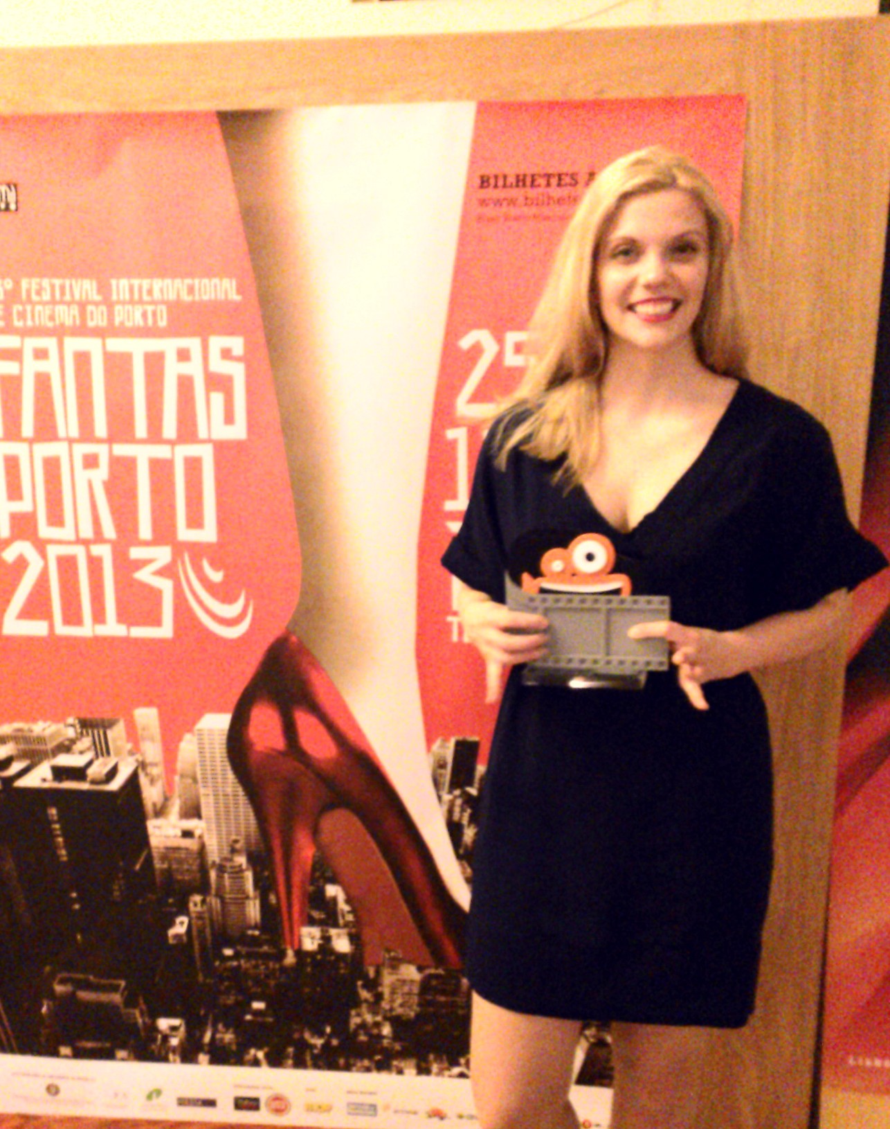 Silje Reinåmo/Thale winning the Audience Award at Fantasporto 2013