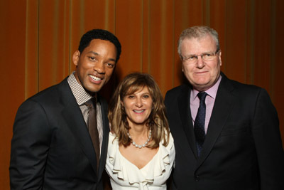 Will Smith, Amy Pascal and Howard Stringer