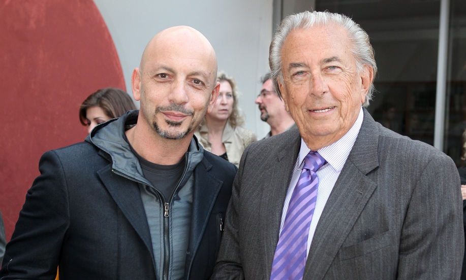 Gianfranco Serraino and Frank Mancuso,former CEO of both Paramount Pictures and MGM. Los Angeles, 2011.