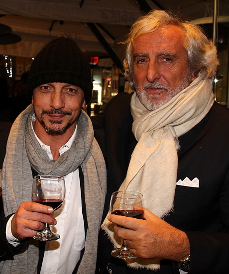 Film director, eriter Gianfranco Serraino and producer Maurizio Totti. Los Angeles Italia Film Festival, Hollywood 2011.