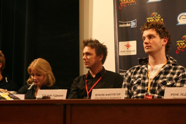 William McGregor at the Bovine Q&A Molodist International Film Festival Kiev 2010