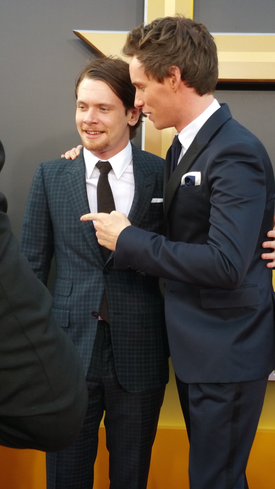 Eddie Redmayne and Jack O'Connell at event of Hollywood Film Awards (2014)