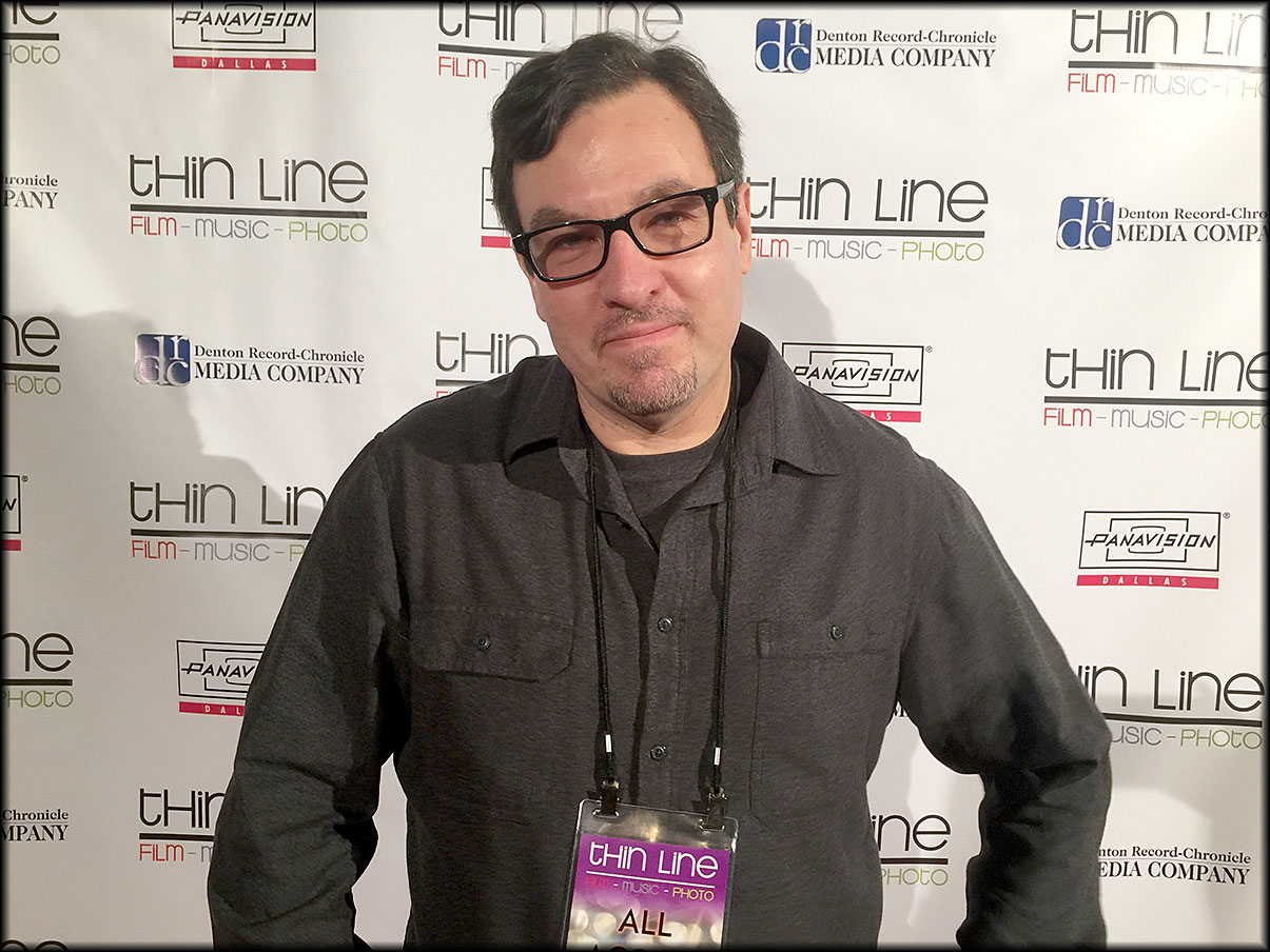 Ted Fisher at the Thin Line Film Festival, Saturday, February 21, 2015.