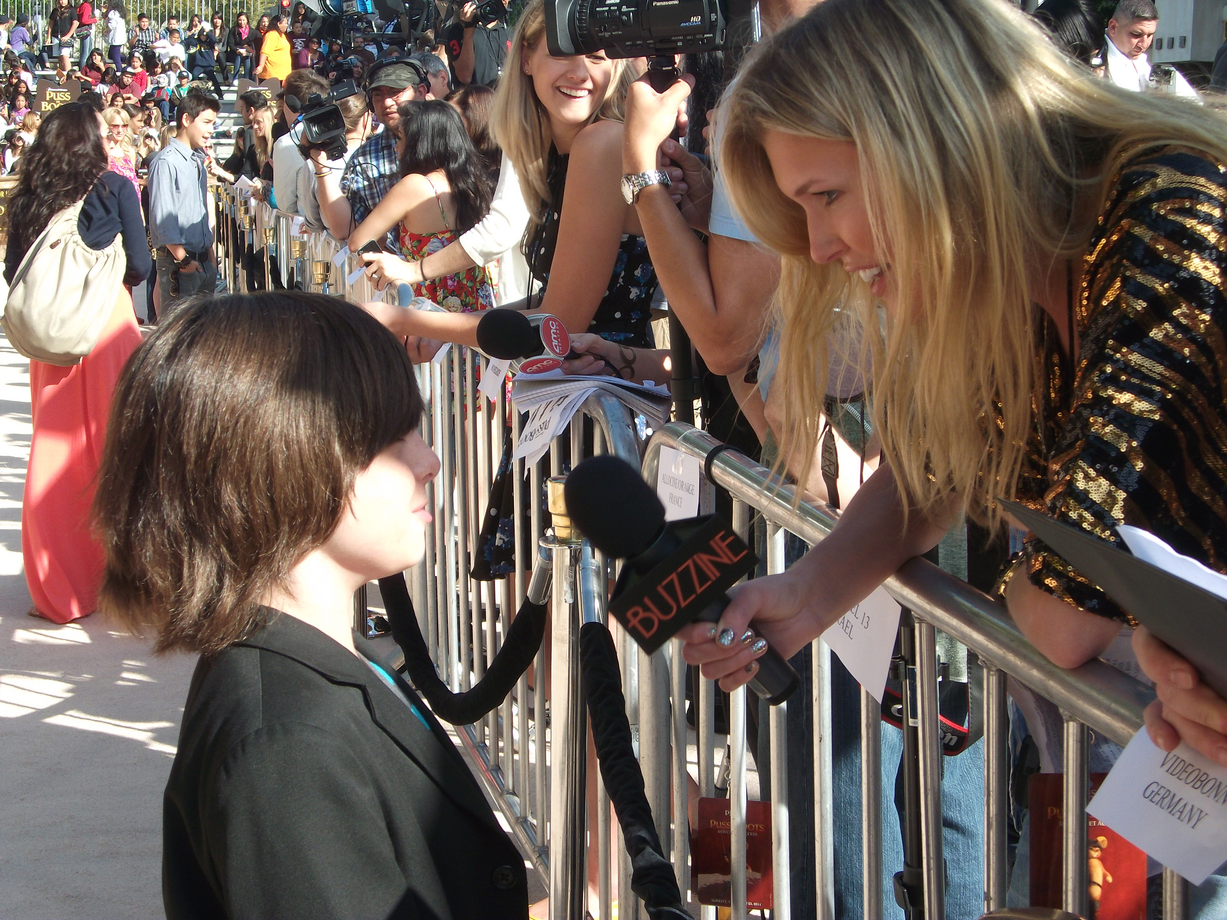 Robbie Tucker In Westwood Village @ the 'Puss in Boots' Premier 10/2011