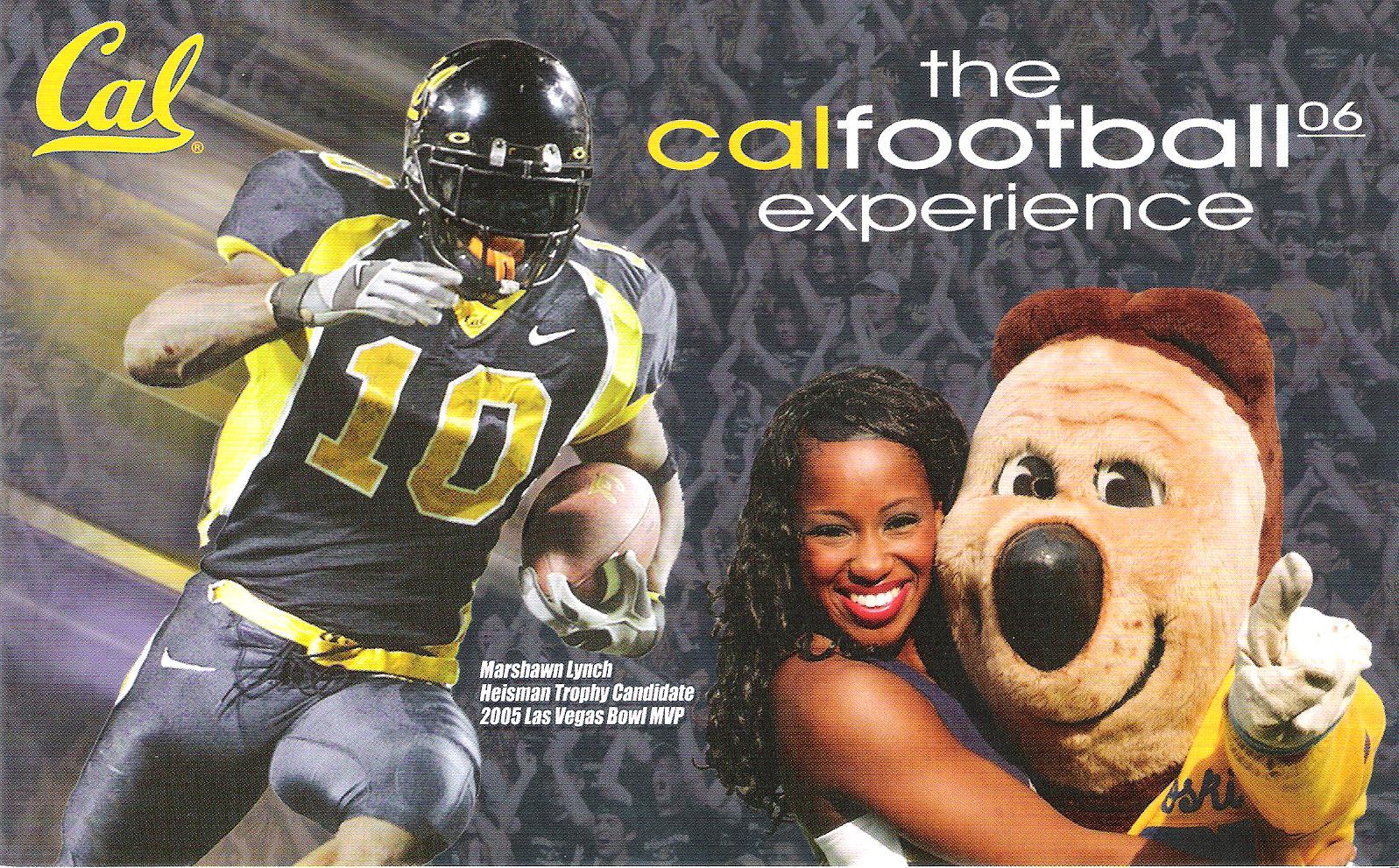 UC Berkeley Football Advertisement featuring Marshawn Lynch and Santia Andrews