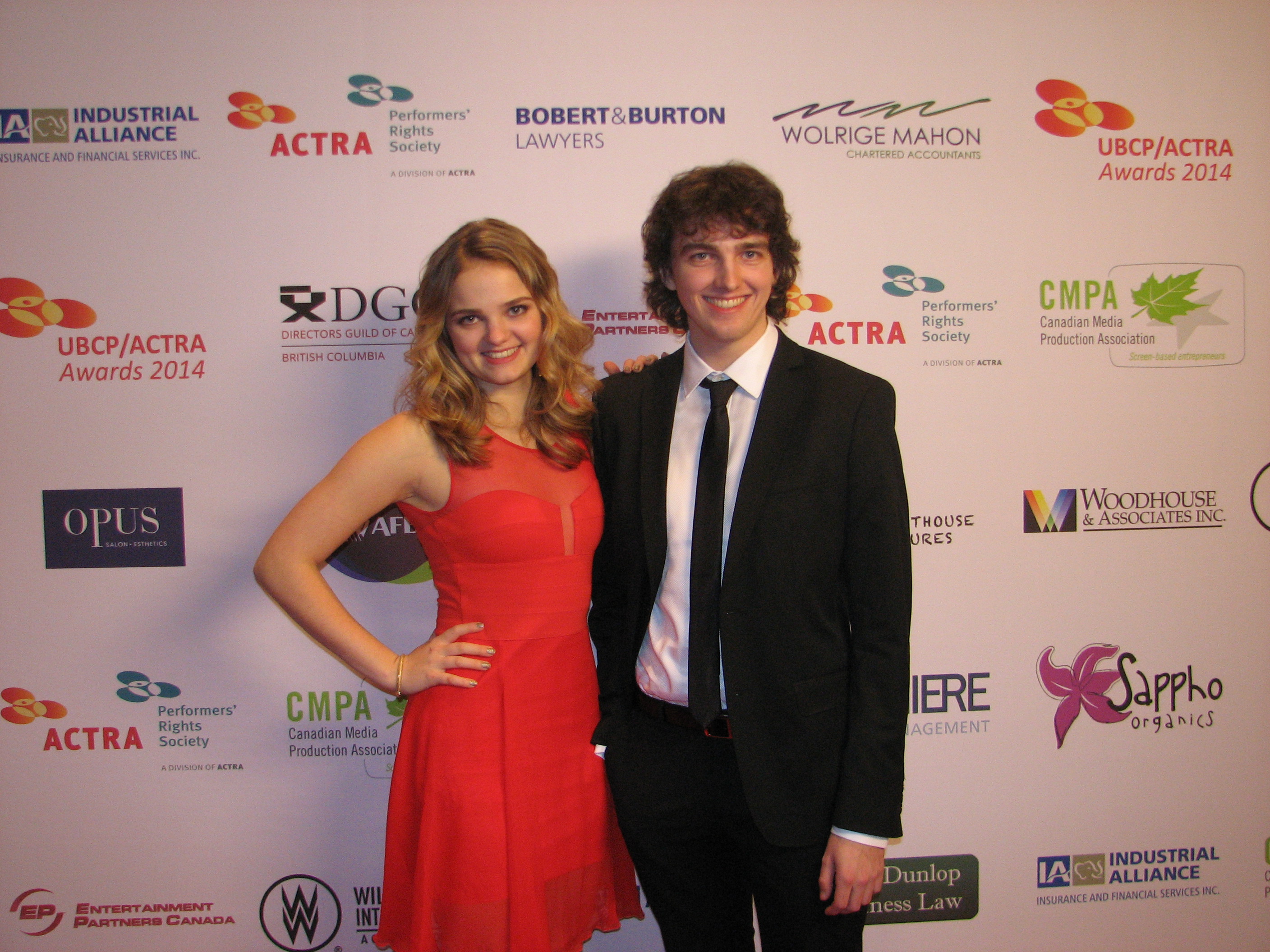 Laine and Donnie MacNeil at the 2014 UBCP Awards