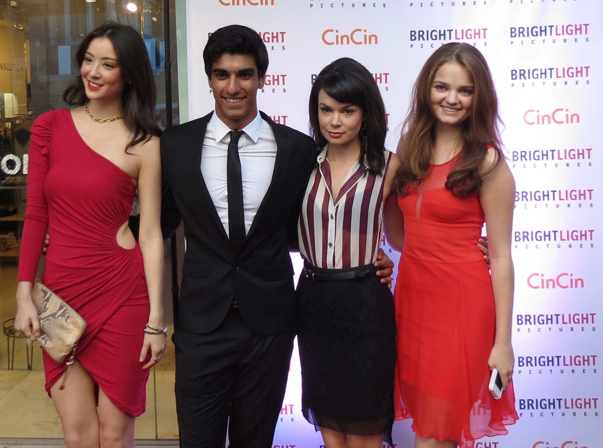 Madi Ross, Dejean Loyola, Jordana Largy and Laine MacNeil at Brightlight Pictures VIFF Party at CinCin