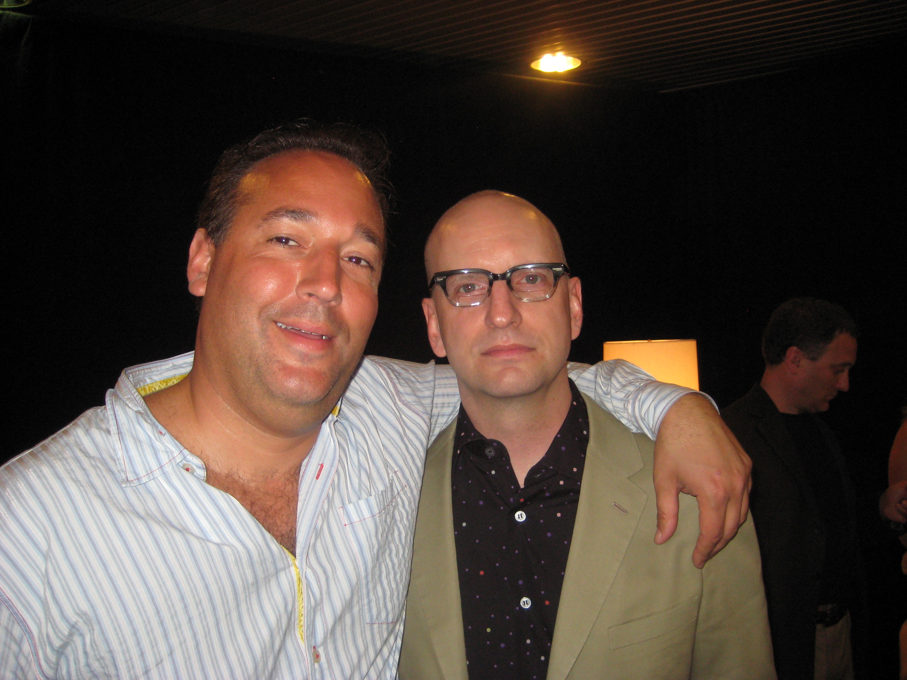 Ron with Director Stephen Soderbergh - Tribeca Film Festival 2009 - Premiere of The Girlfriend Experience