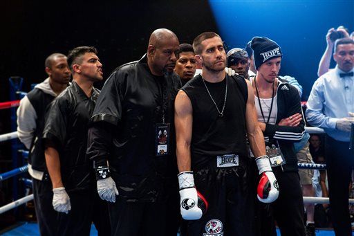 Still of Victor Ortiz, Forest Whitaker, Jake Gyllenhaal, and Beau Knapp in Southpaw (2015)
