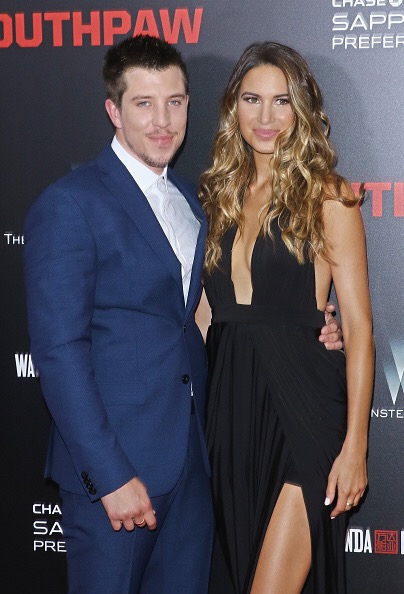 Beau Knapp and Lucy Wolvert attend the 'Southpaw' New York premiere