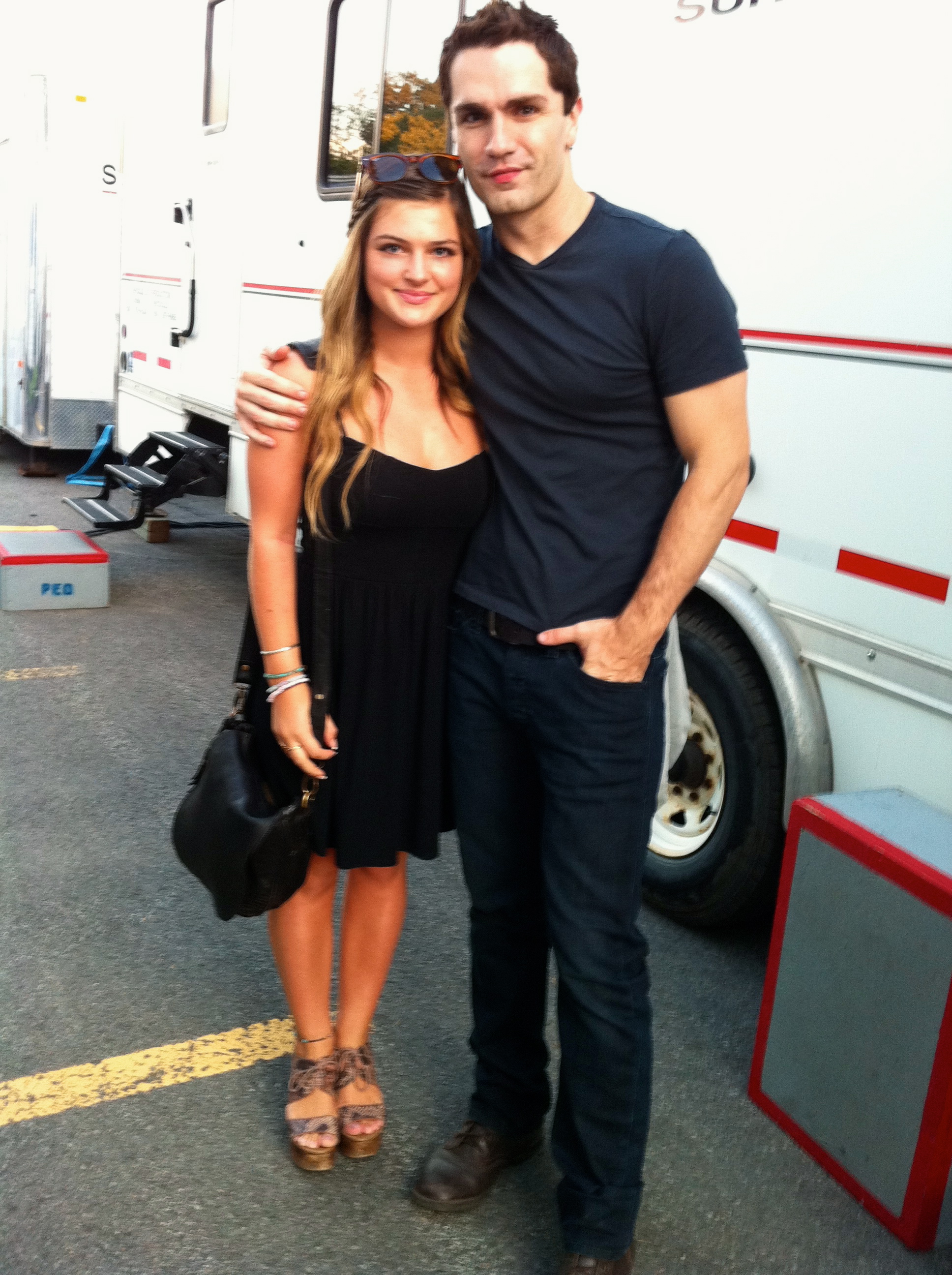 Lydia Doesburg and Sam Witwer. Werewolf vs. Vampire 