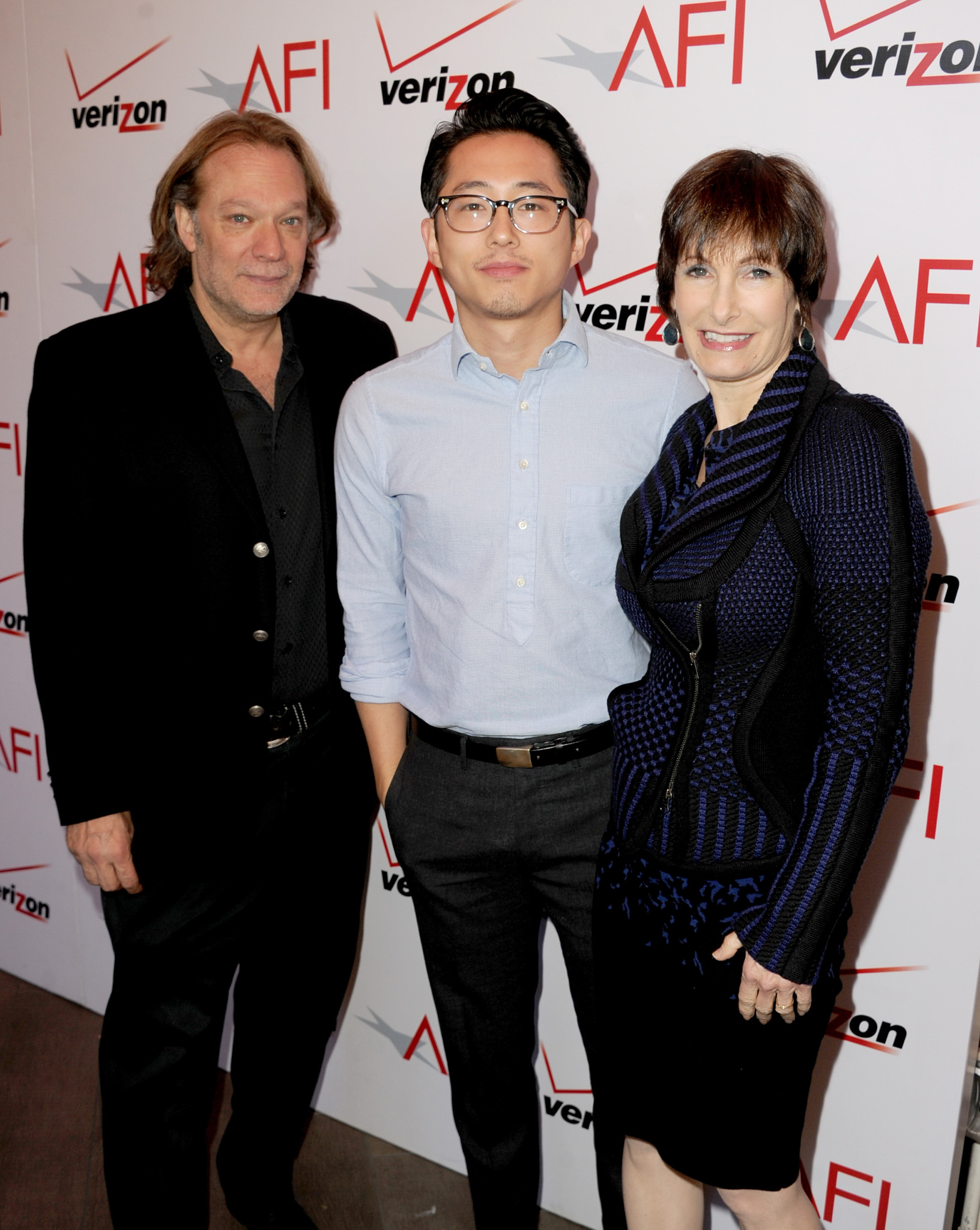 Gale Anne Hurd, Greg Nicotero and Steven Yeun