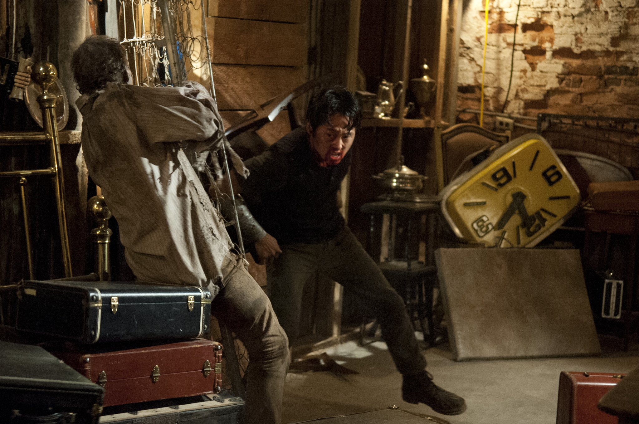 Still of Steven Yeun in Vaiksciojantys negyveliai: When the Dead Come Knocking (2012)