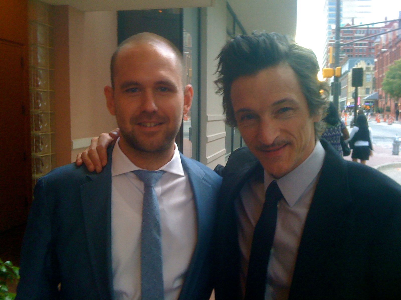 Sundance Square with John Hawkes in 2012