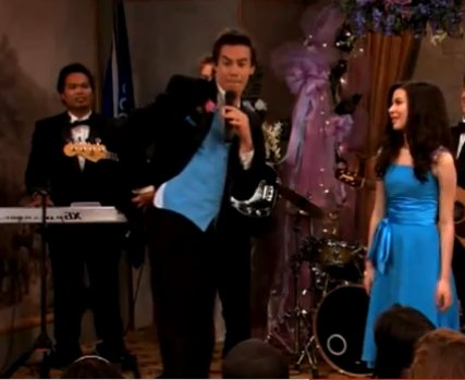 Manny on iCarly with Jerry Trainor and Miranda Cosgrove