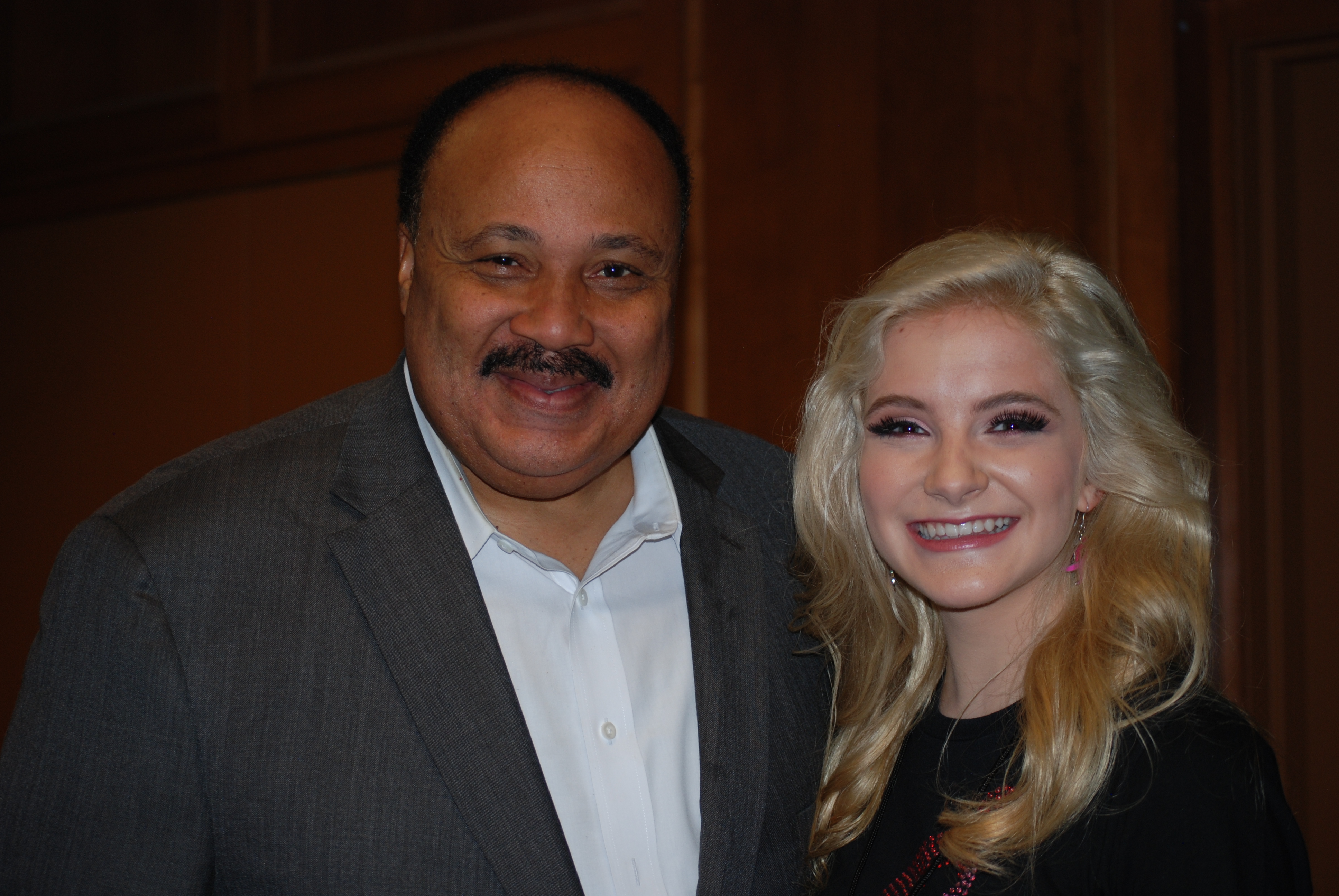 Keynote speakers, Martin Luther King III and Michelle Bergh, at We Day.