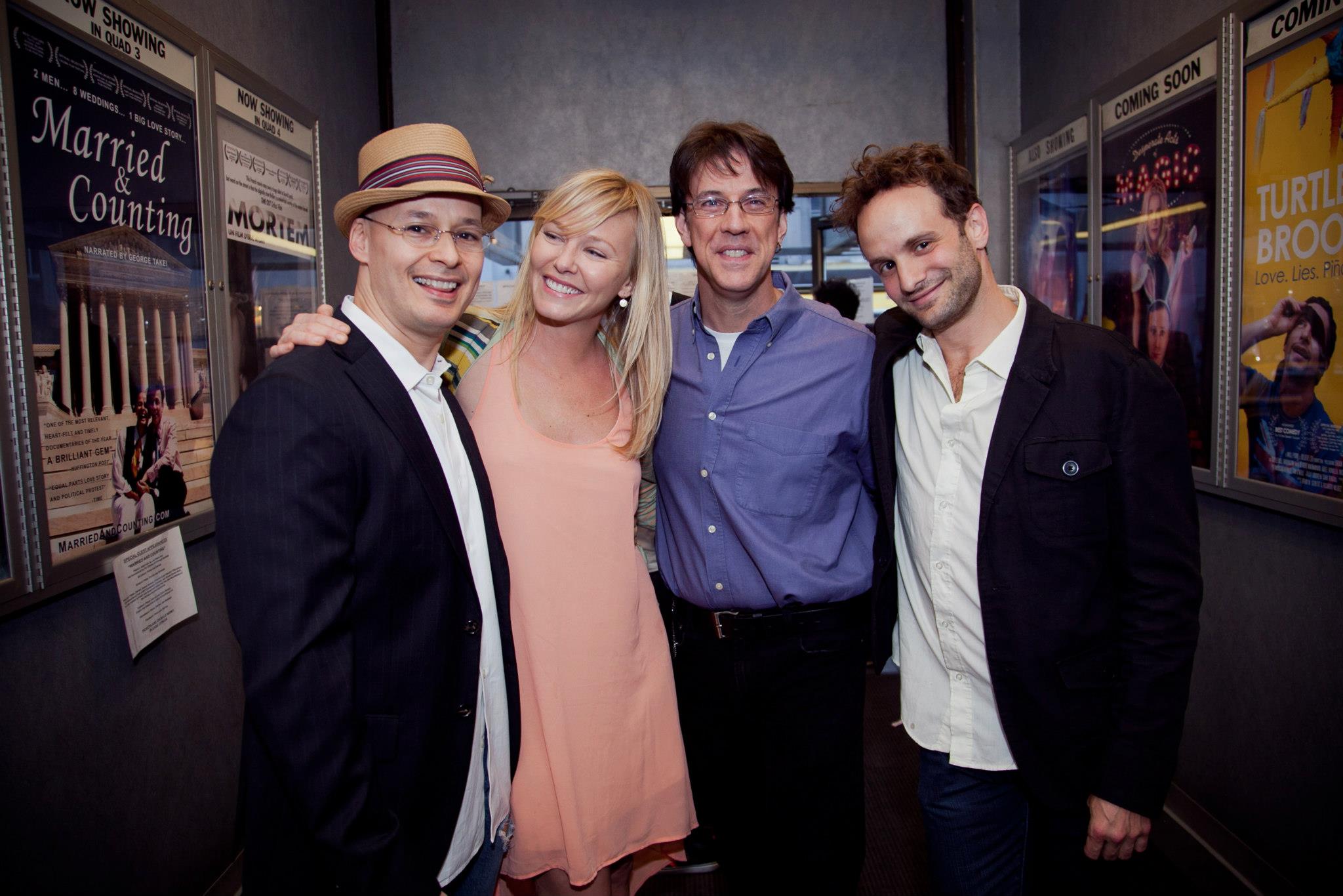 Stephen Moesher, Kelli Giddish, Pat Dwyer, & Nick Mills at the New York premiere of 'Married and Counting.'