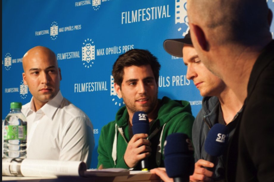 With actor Daniel Hayek and director Nicolai Schwierz at the Film Festival Max-Ophüls-Preis 2013