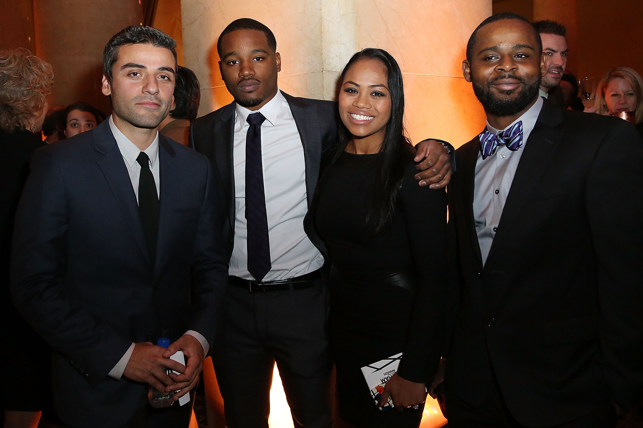 Oscar Isaac, Gerard McMurray, Zinzi Evans and Ryan Coogler