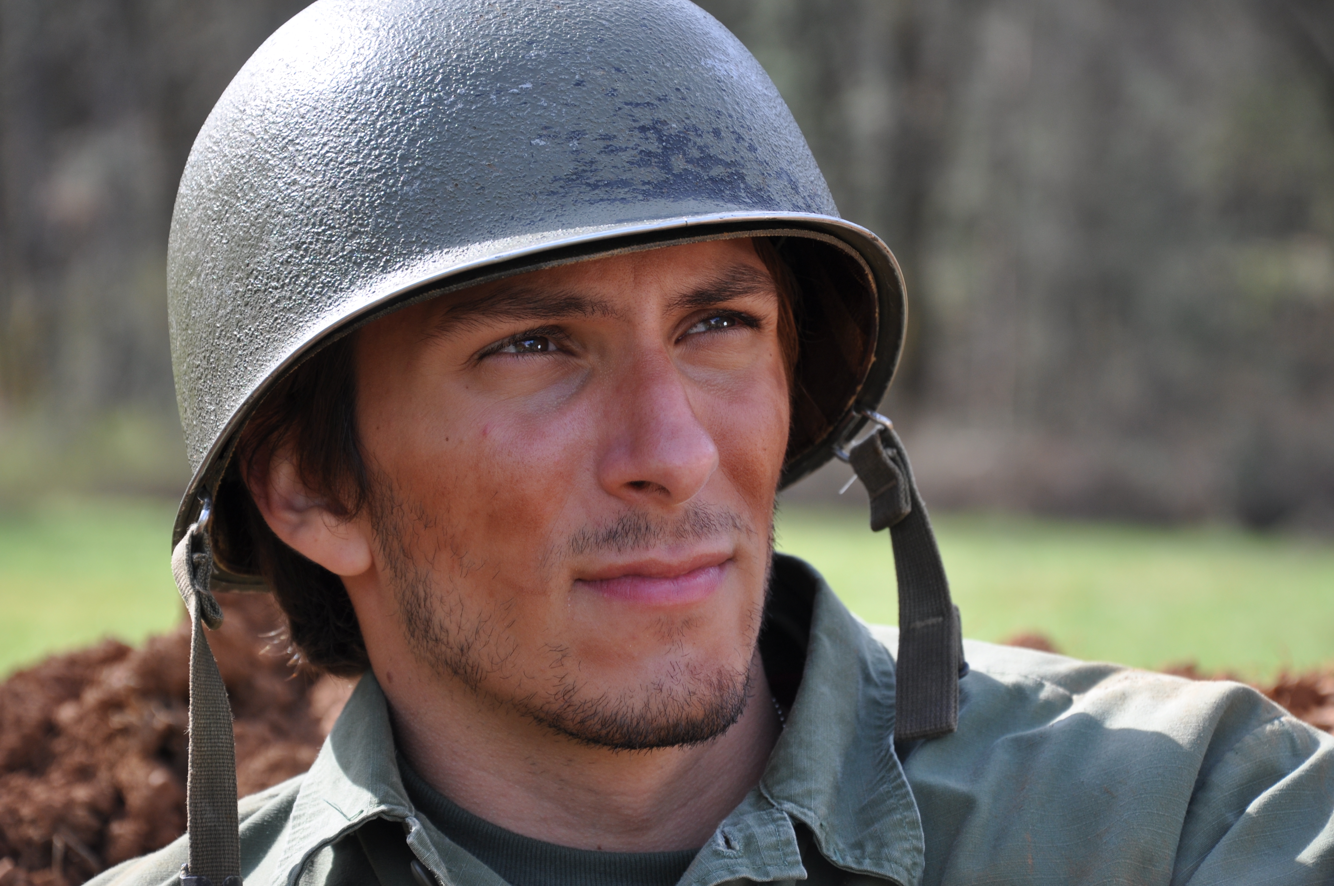 Dylan Saccoccio as Joseph Rhodes in the independent WWII film 