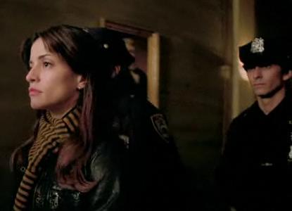 Dylan Saccoccio as an NYPD cop on CSI: New York during season 5. Screen shot taken from the episode 