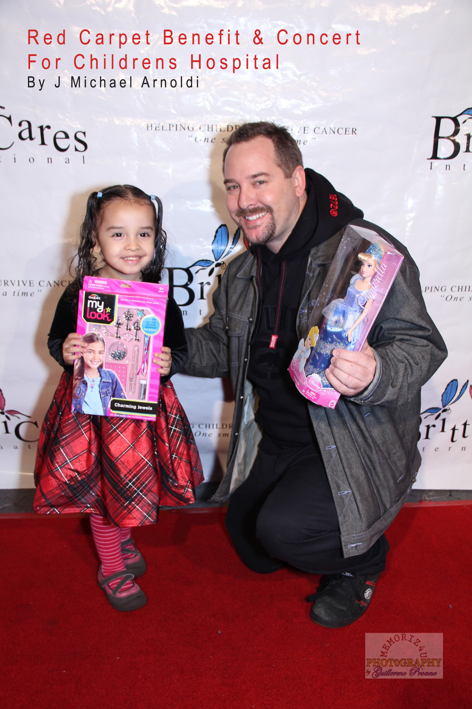 2012 Toy Drive Benefit at Infusion Lounge. With daughter Marley Schaefer.