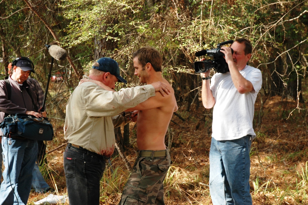 Alamo Gold - location production with director/DP Micth Waters, AD/lead Cory Hart, FX/stunts Jackson Burns and recordist Anthony Rowland