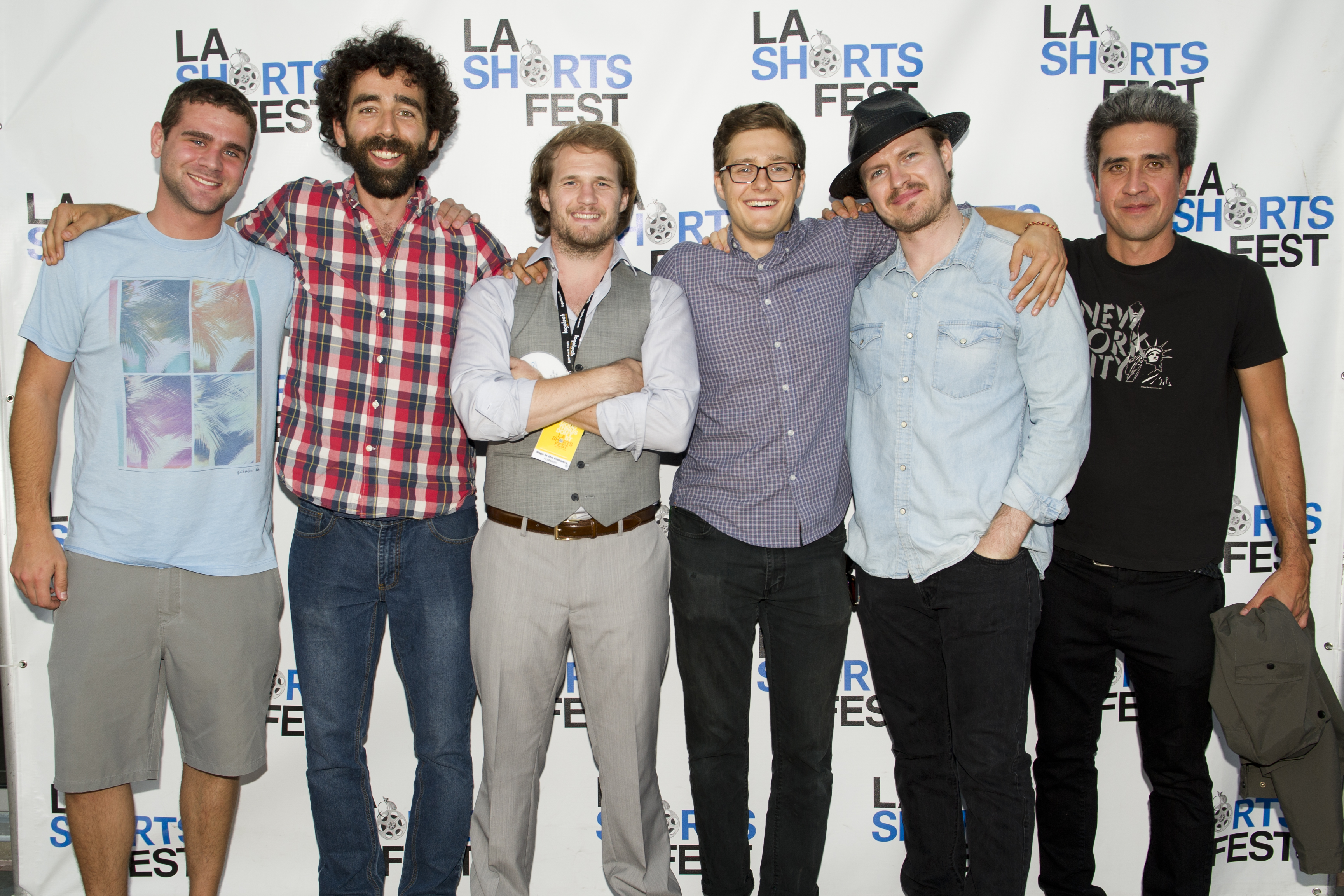 Dogs In The Distance Cast & Crew at LA Shorts Fest 2014