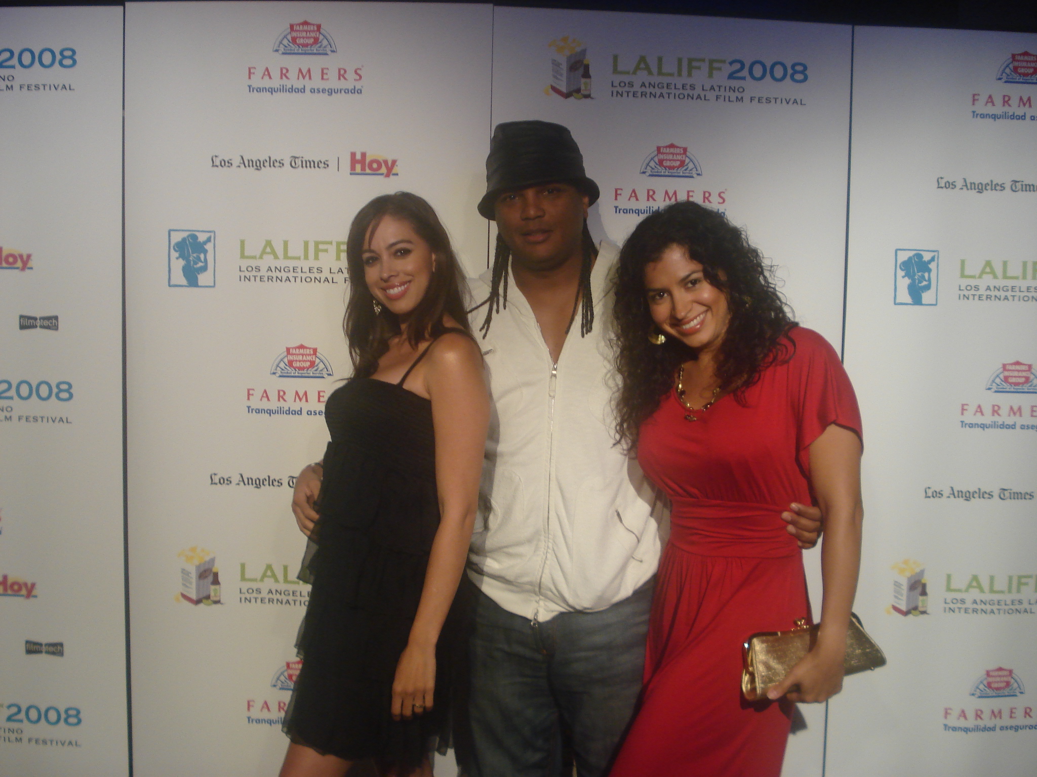 At LALIFF with Jonisha Rios and Franc Reyes