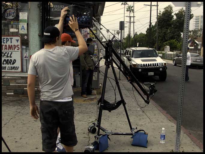 On the shoot of McAlisters (liquor store)