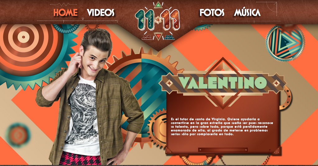 Hernán Canto as VALENTINO for NICKELODEON