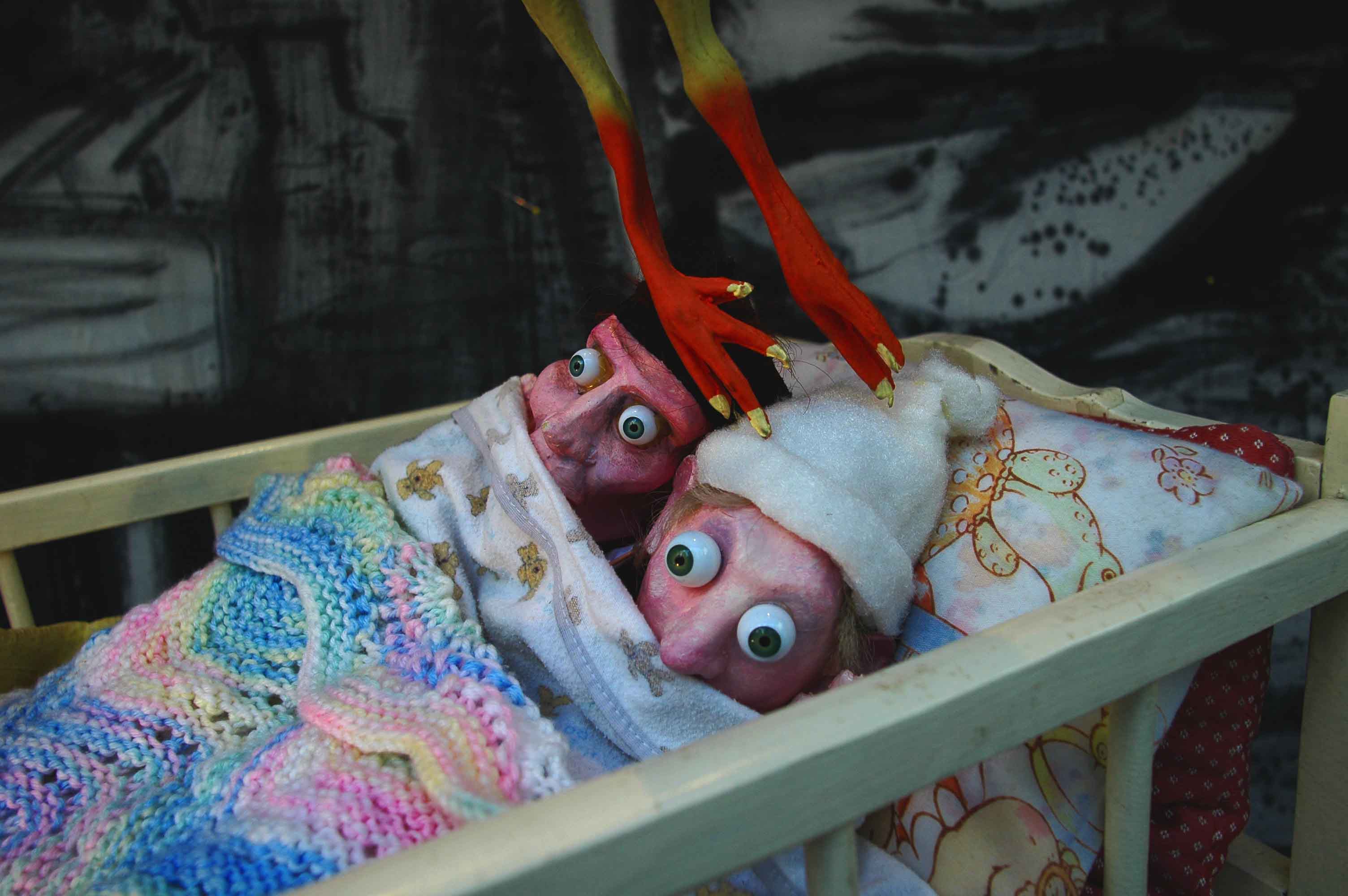 Puppets by Xstine Cook for the film