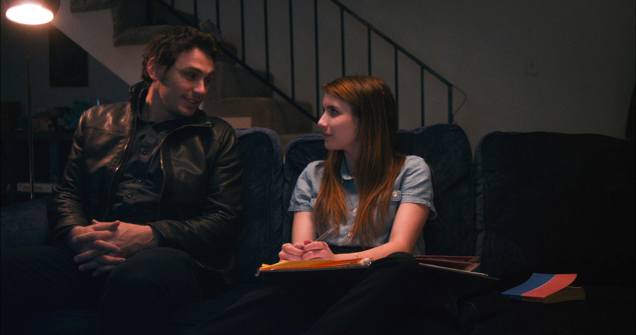 Still of James Franco and Emma Roberts in Palo Alto (2013)