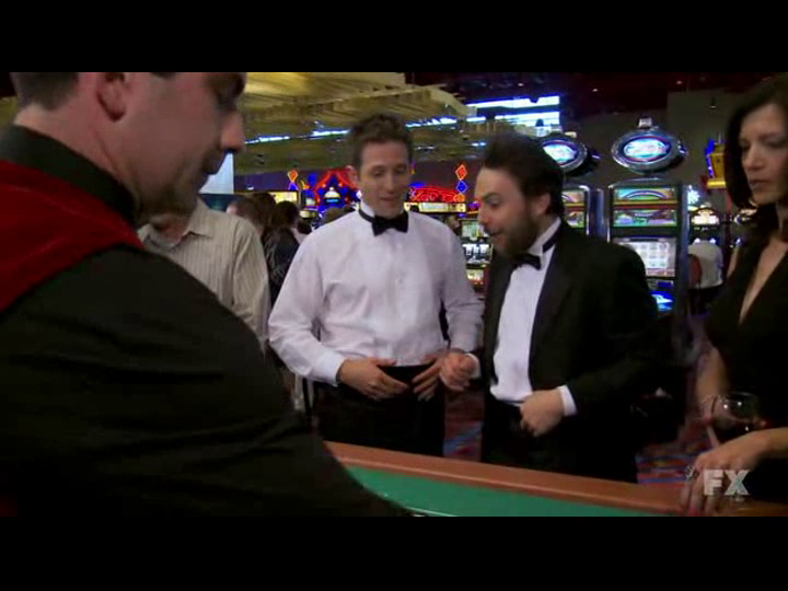 Still shot from my day as a roulette dealer on 