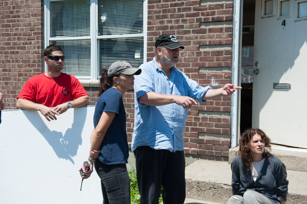 Meryl Jones Williams behind the scenes with director, Rob Reiner on 