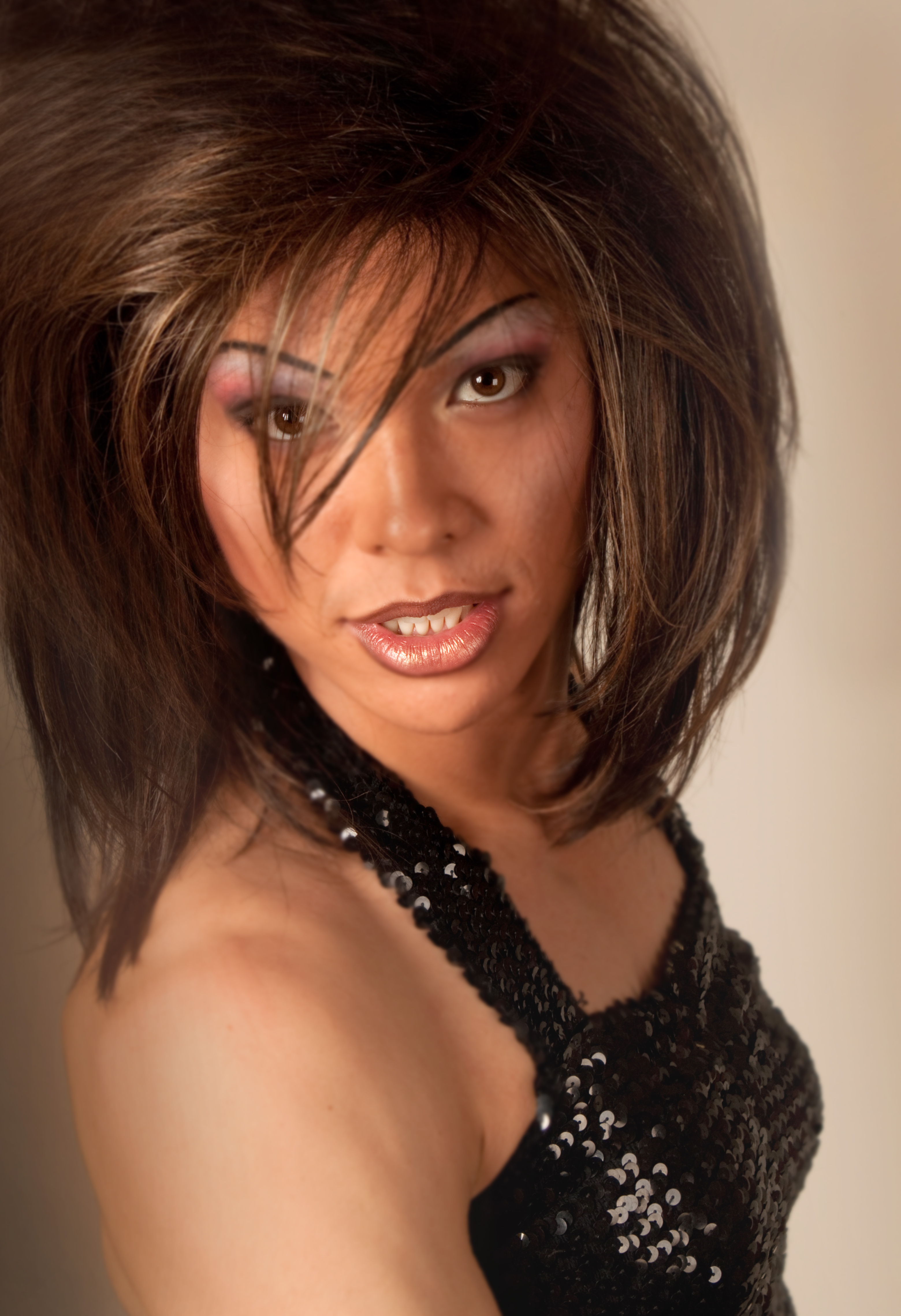 Christopher Aguilar as a Drag Queen. Photo by Sheila Morris.