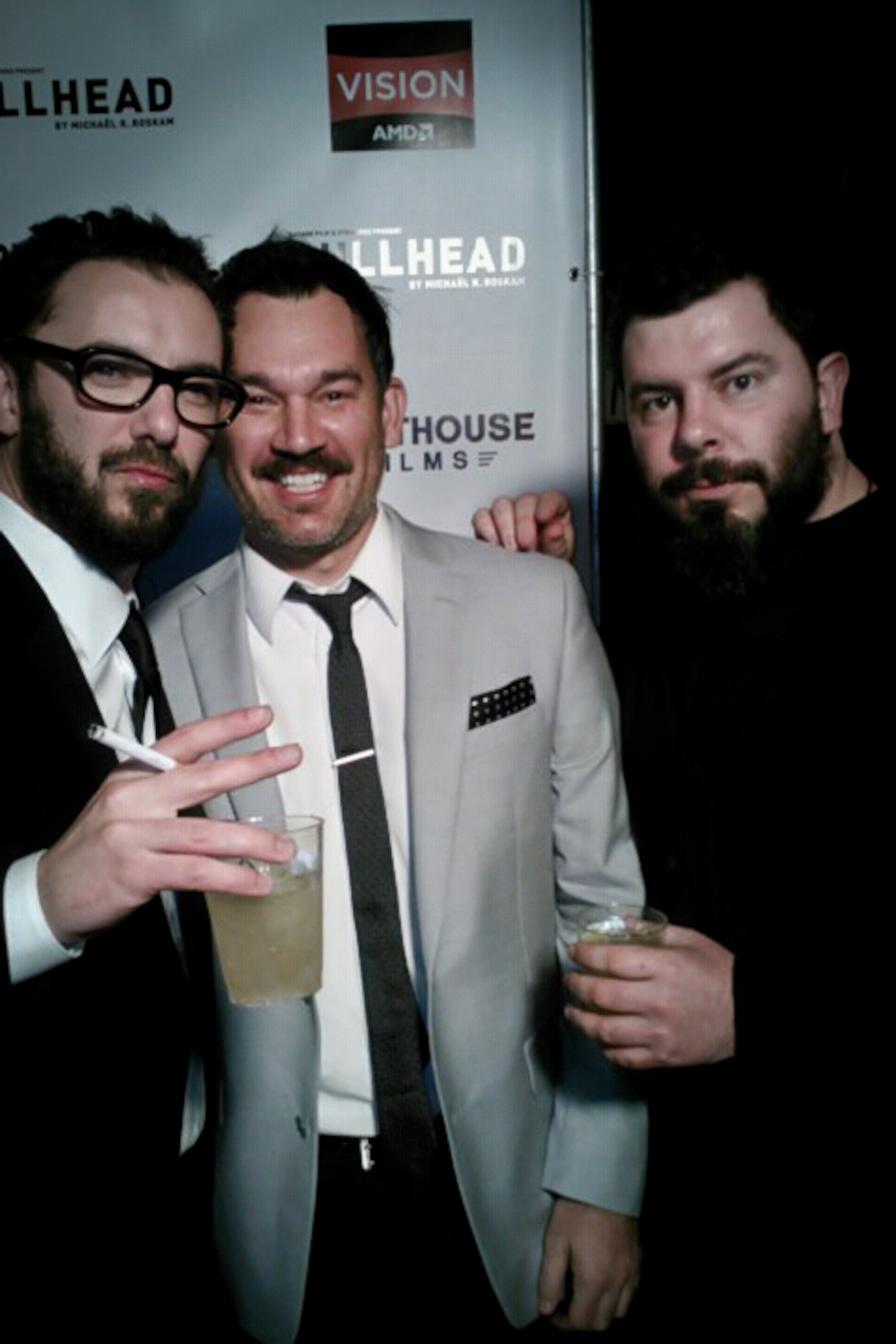 Oscar Party for BULLHEAD with friend and Director Michael Roskam and Andy Greenfield.