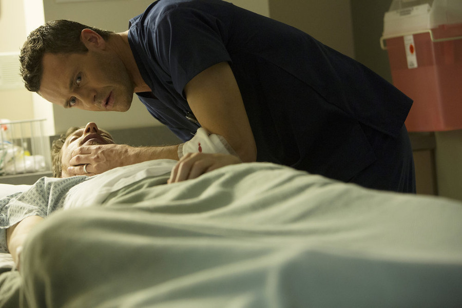 Still of Jason O'Mara and Eric Mendenhall in Complications (2015)