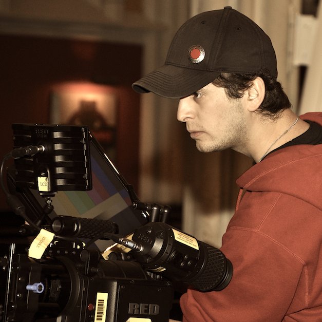 Luigi Benvisto on set shooting 