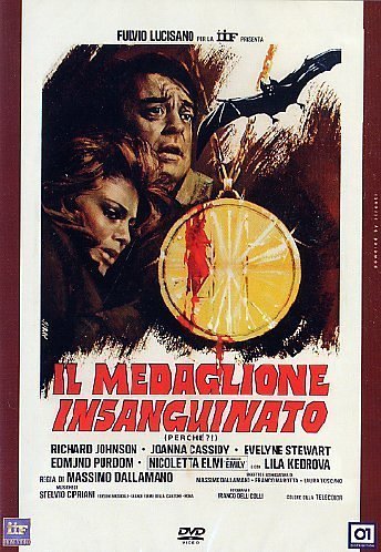 Joanna Cassidy and Richard Johnson in Il medaglione insanguinato (1975)
