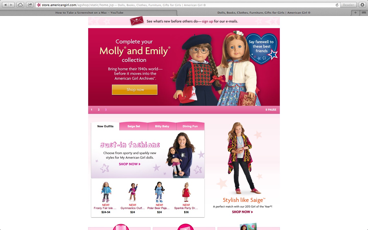 American Girl Website