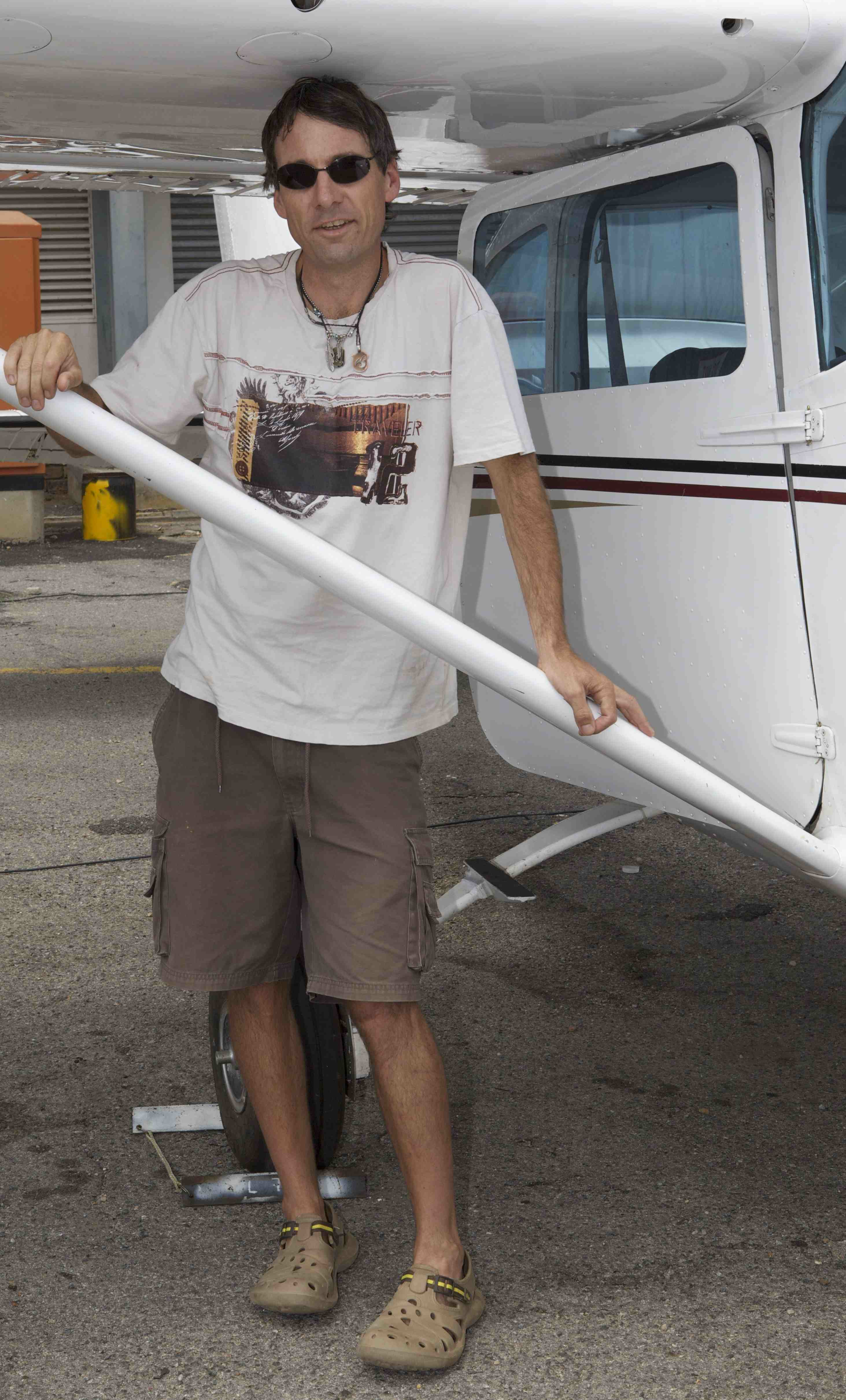 Standing with my Cessna