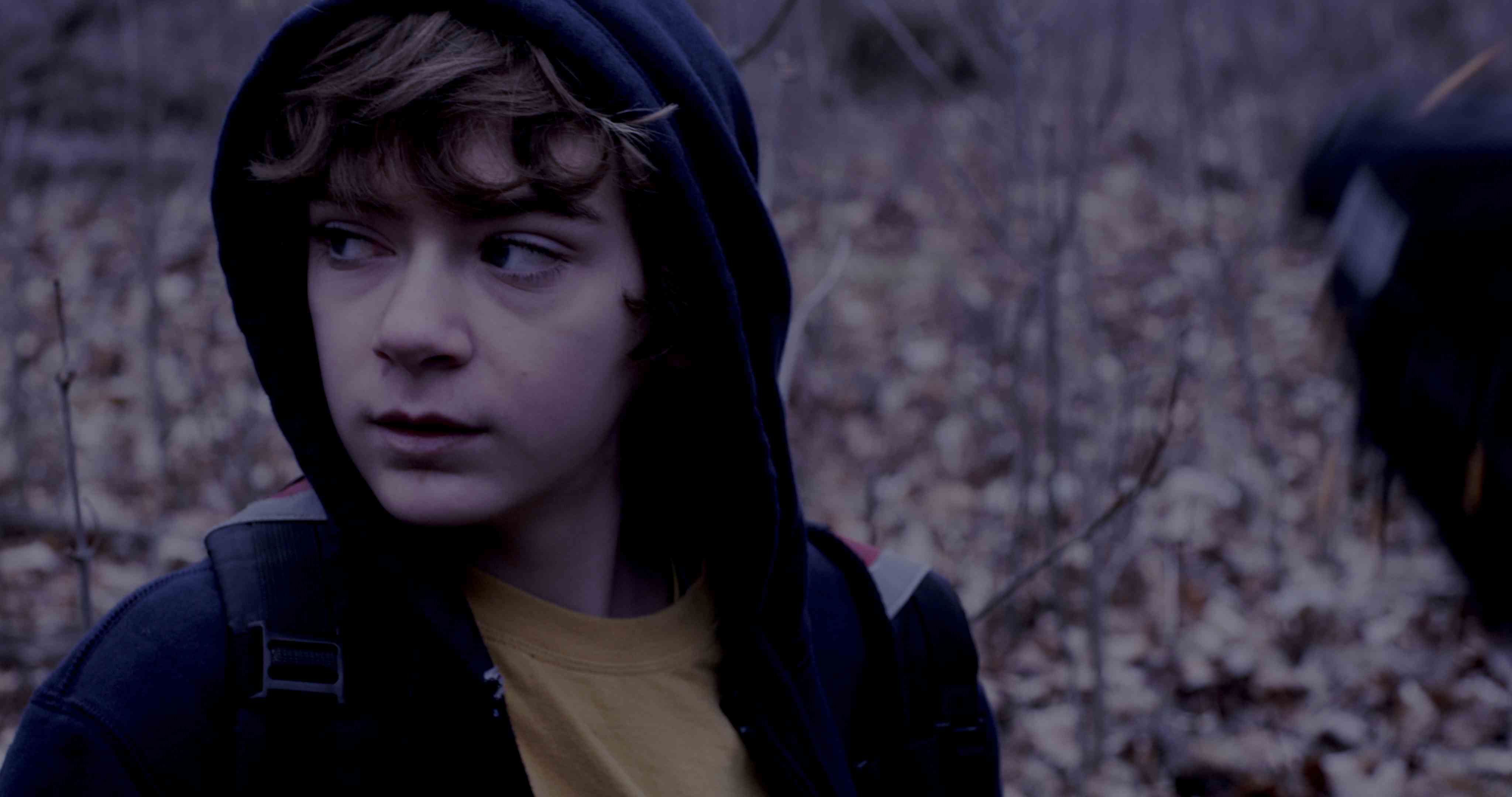 Taylor Denby as Kyle in the short film 'The Parricidal Effect'