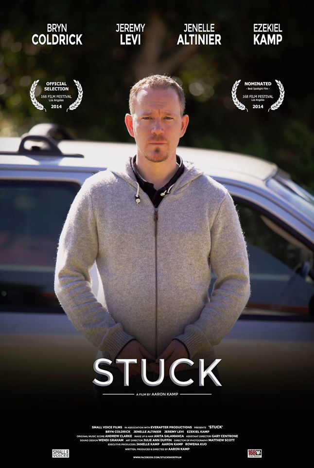 Poster for Stuck short film (168 Film Festival, LA, Sept. 2014)
